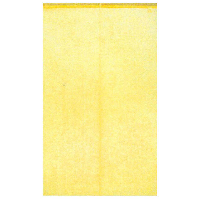 無地のれん　令和の染め色　ミモザ